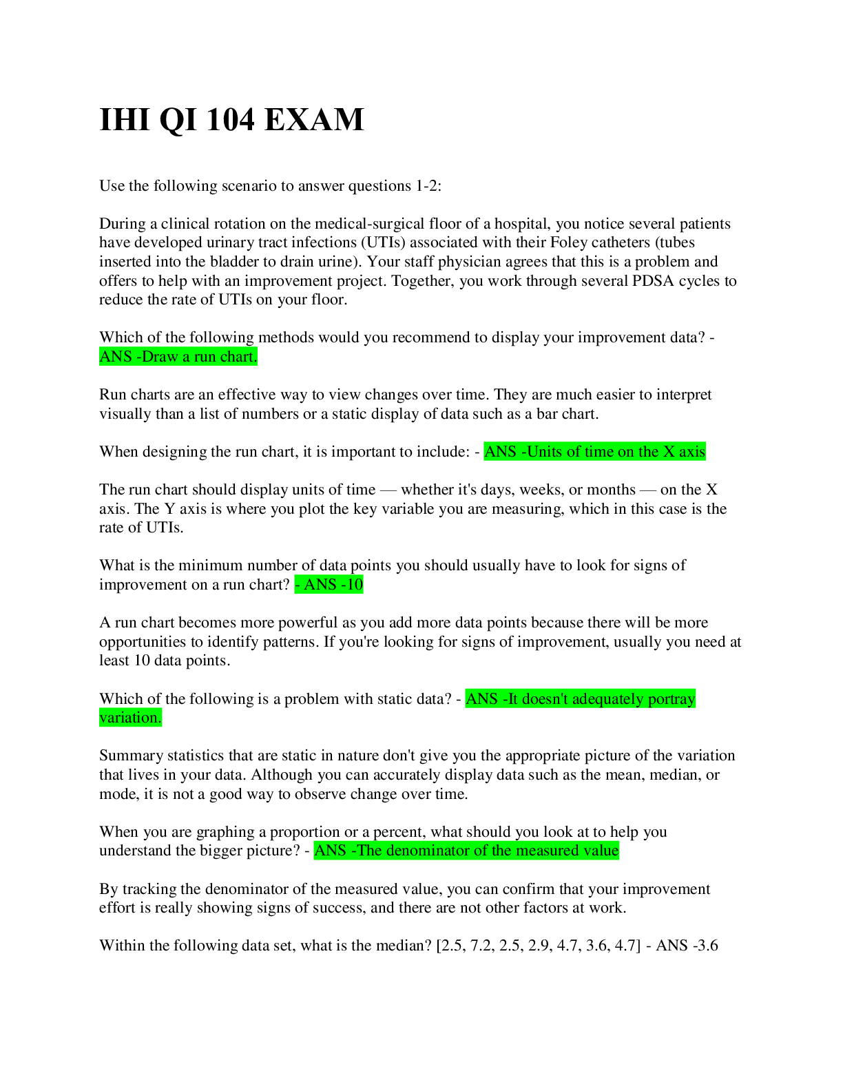 Preview image for IHI QI 104 / 100% VERIFIED SOLUTIONS